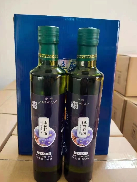 亞麻籽油禮盒，