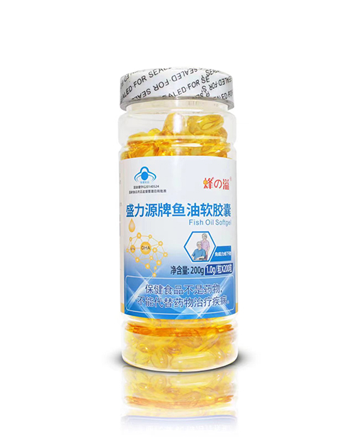 盛力源牌魚油軟膠囊 蜂溢 200粒